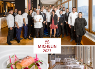 Michelin Guide awards 1 star and 1 Bib Gourmand to Stéphane Décotterd for his gourmet destination in the heart of Glion Institute of Higher Education