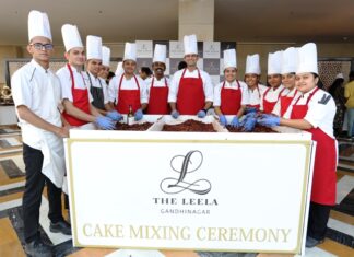 The Leela Gandhinagar rings in Christmas with cake-mixing Ceremony