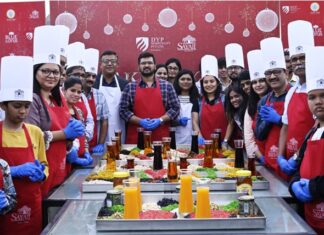 Infusing Holiday Cheer: Cake Mixing at Sayaji Hotel Kolhapur