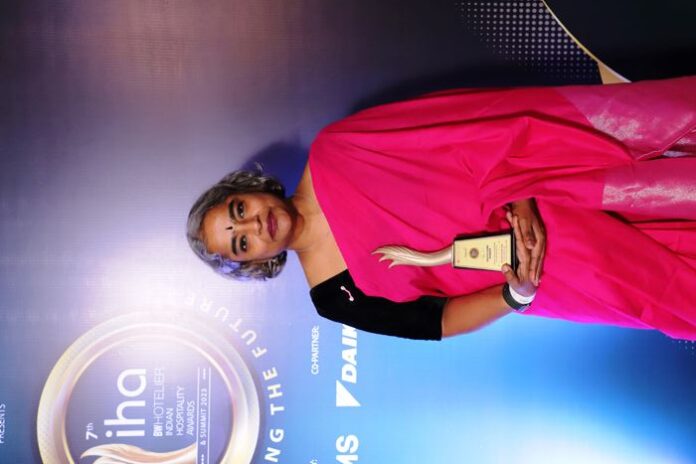 Rajani Nair Deb, Commercial Director Hilton Manyata, Bangalore wins prestigious BW Hotelier Award
