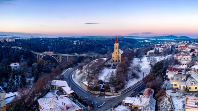 Veszprém tél, Hungary