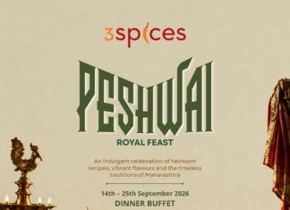 Celebrate Maharashtra’s Royal Culinary Heritage with the ‘Royal Peshwai Feast’ at 3 Spices, DoubleTree by Hilton Pune-Chinchwad